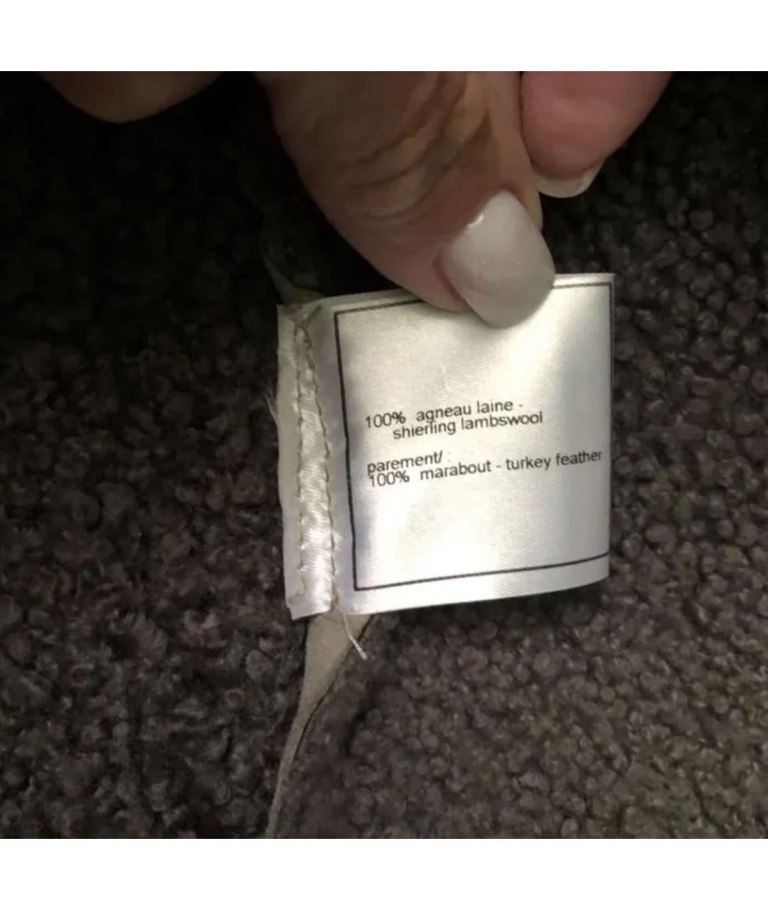 CHANEL Серая дубленка, фото 6