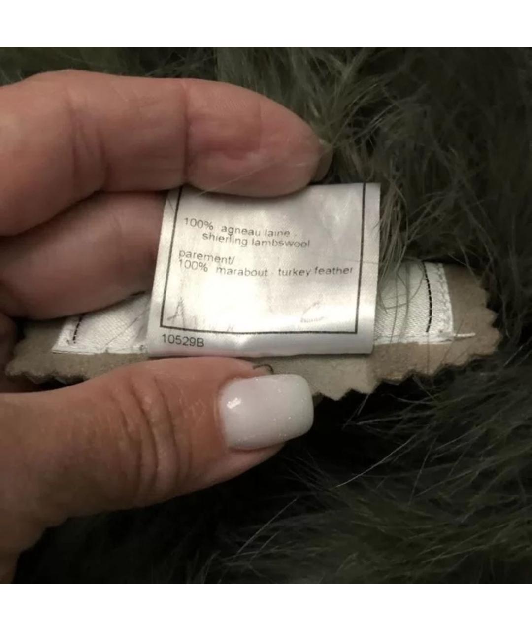 CHANEL Серая дубленка, фото 4