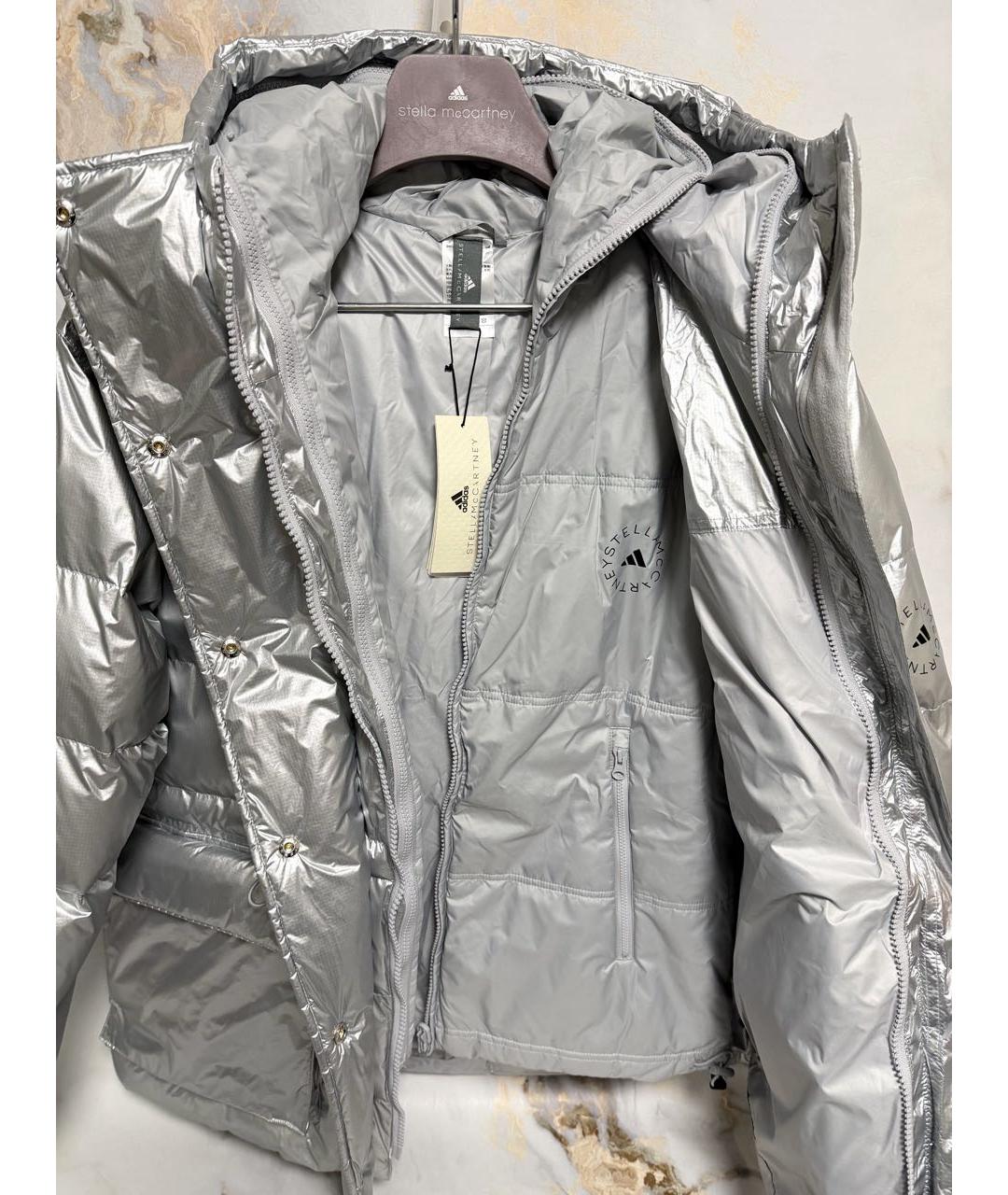 ADIDAS BY STELLA MCCARTNEY Серебряная куртка, фото 4