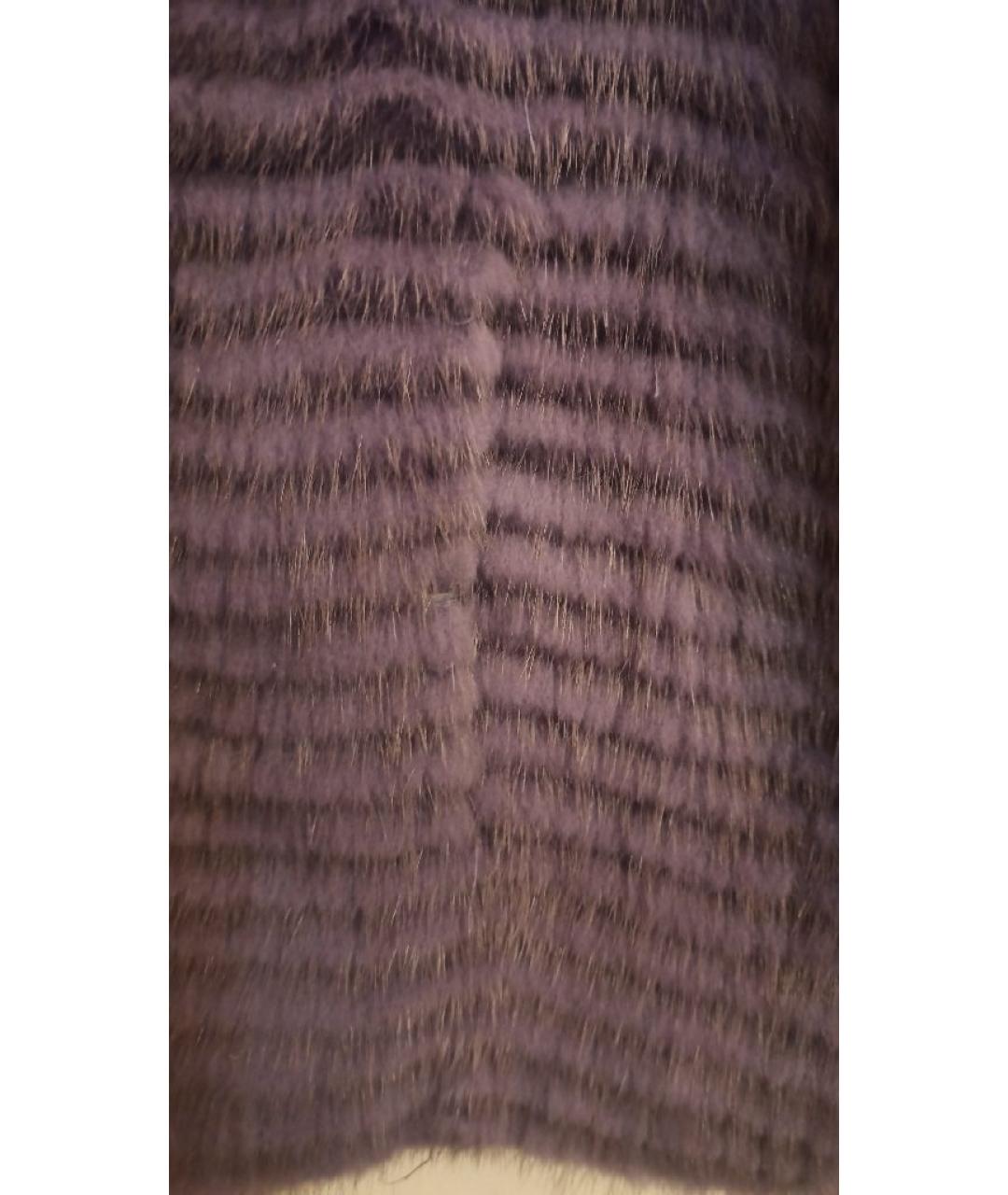 CHRISTIAN DIOR Фиолетовая меховая шуба, фото 9
