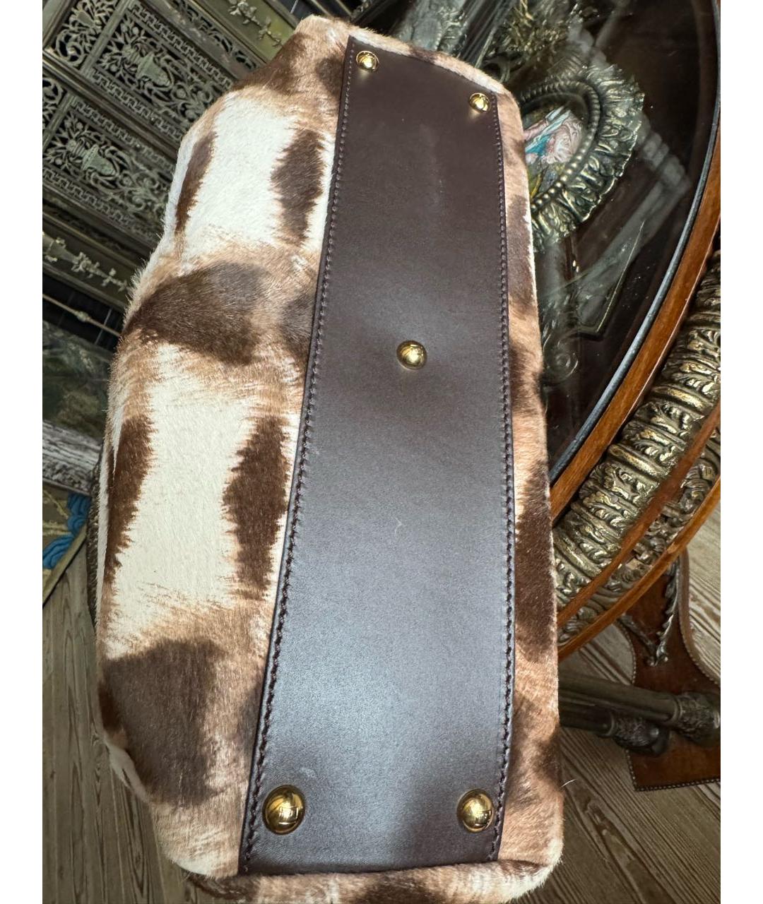 FENDI Мульти меховая сумка через плечо, фото 5