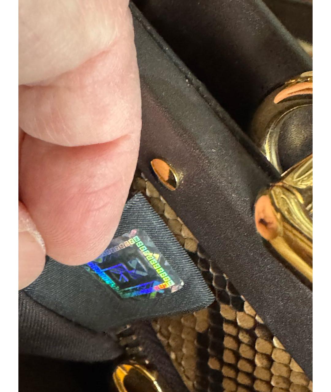 FENDI Мульти меховая сумка через плечо, фото 6