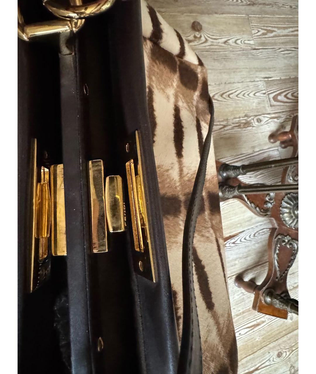 FENDI Мульти меховая сумка через плечо, фото 8