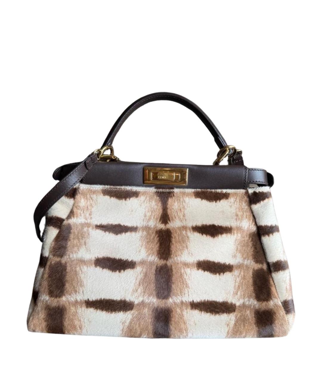 FENDI Мульти меховая сумка через плечо, фото 1