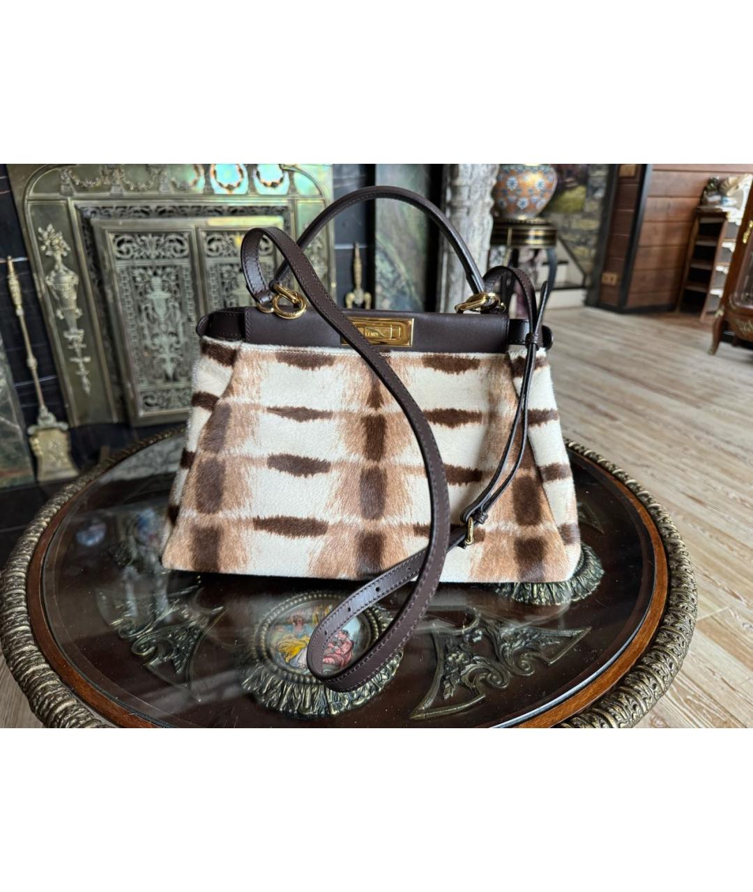 FENDI Мульти меховая сумка через плечо, фото 2