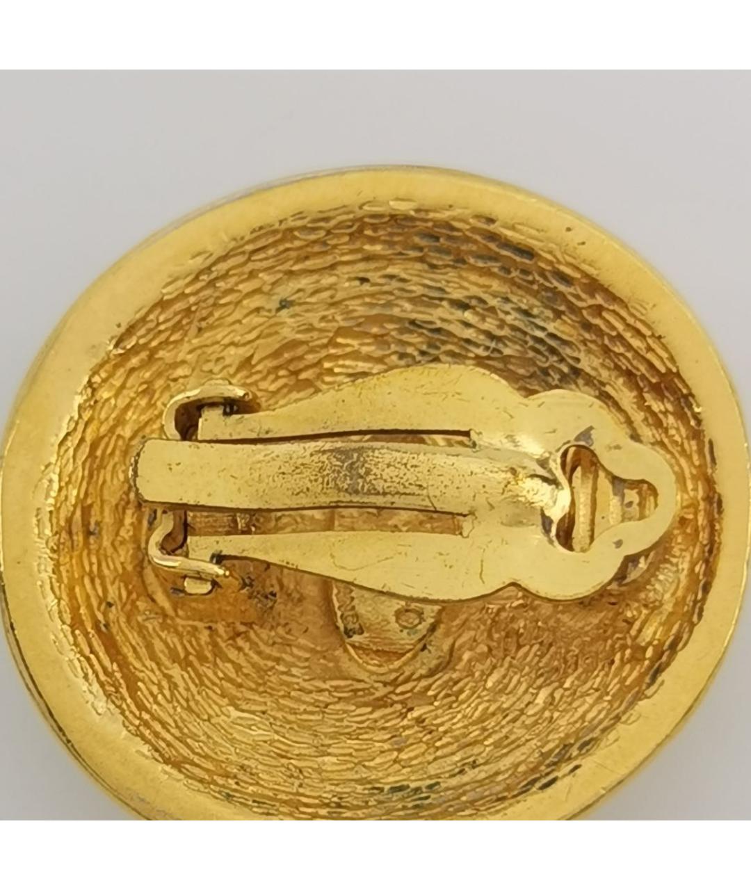 CHANEL Золотые позолоченные клипсы, фото 6