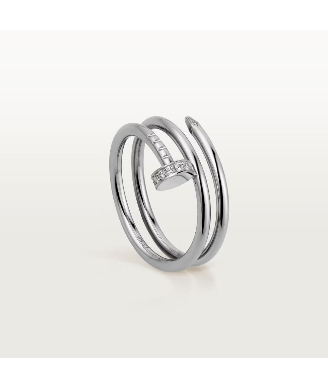 CARTIER Серебряное кольцо из белого золота, фото 3
