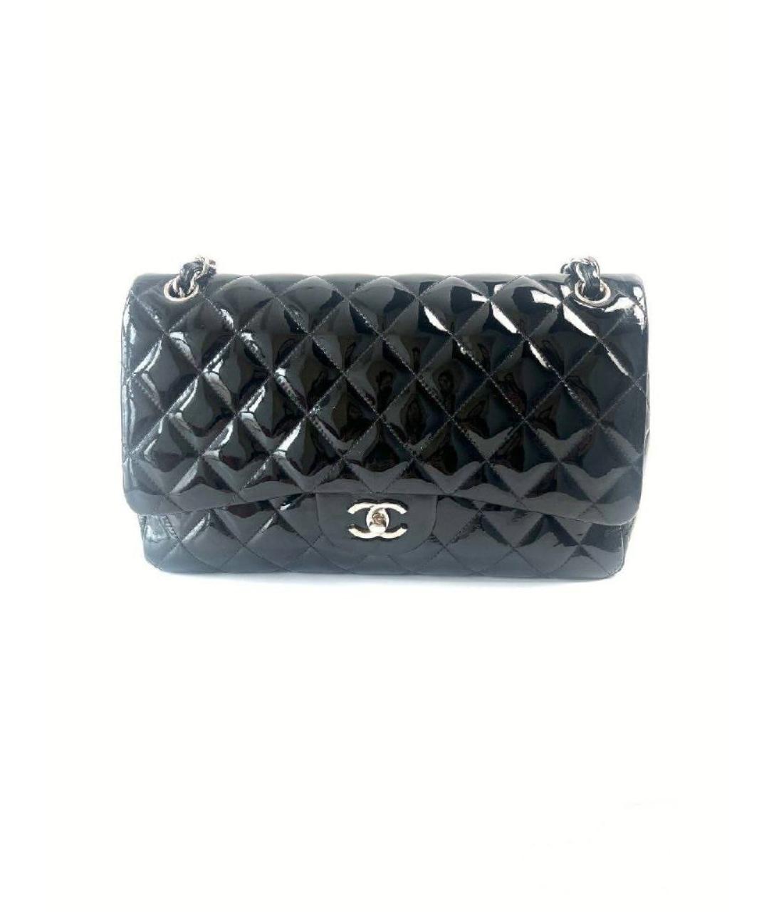 CHANEL Черная кожаная сумка через плечо, фото 7