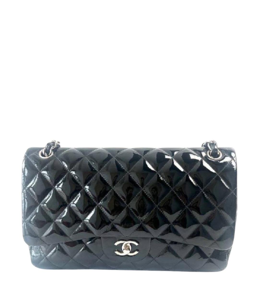 CHANEL Черная кожаная сумка через плечо, фото 1