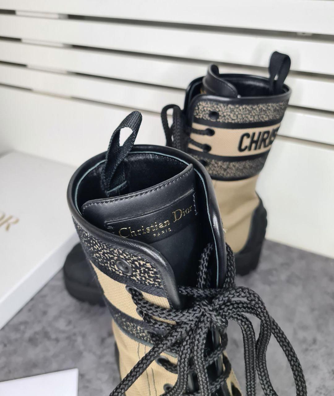CHRISTIAN DIOR Бежевые ботинки, фото 6