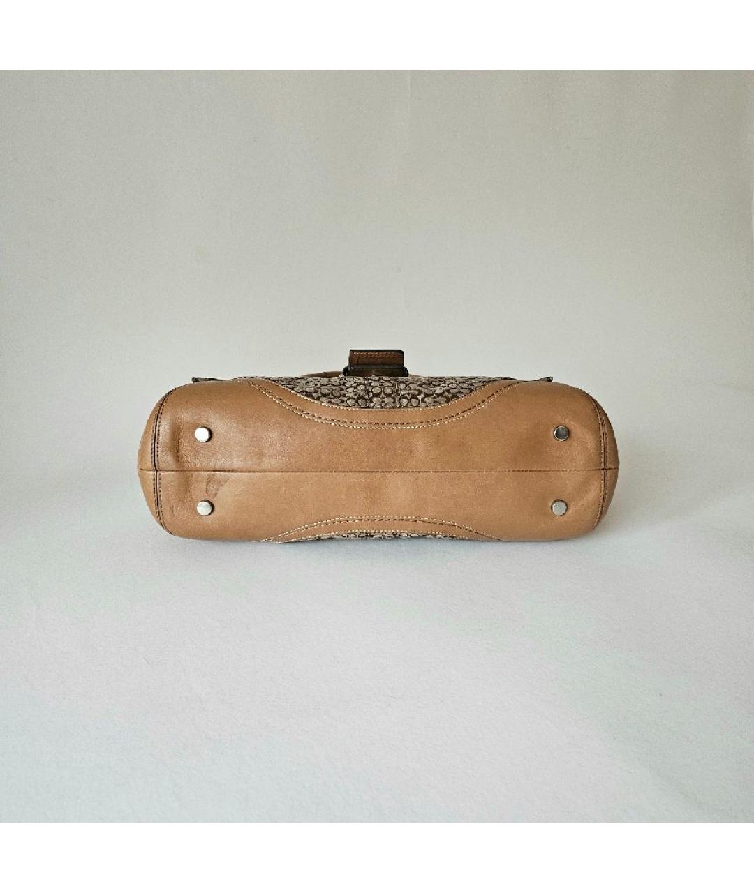 COACH Коричневая сумка через плечо, фото 6