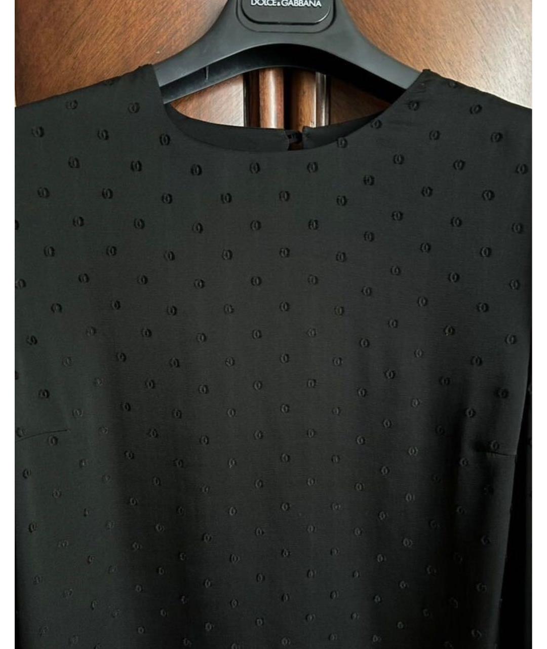 SAINT LAURENT Черное шелковое коктейльное платье, фото 4