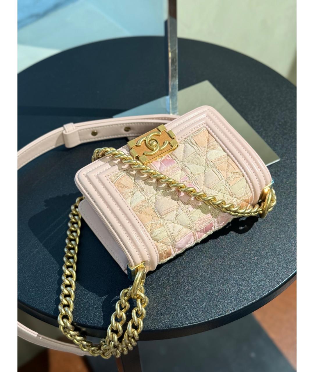 CHANEL Розовая сумка через плечо, фото 7