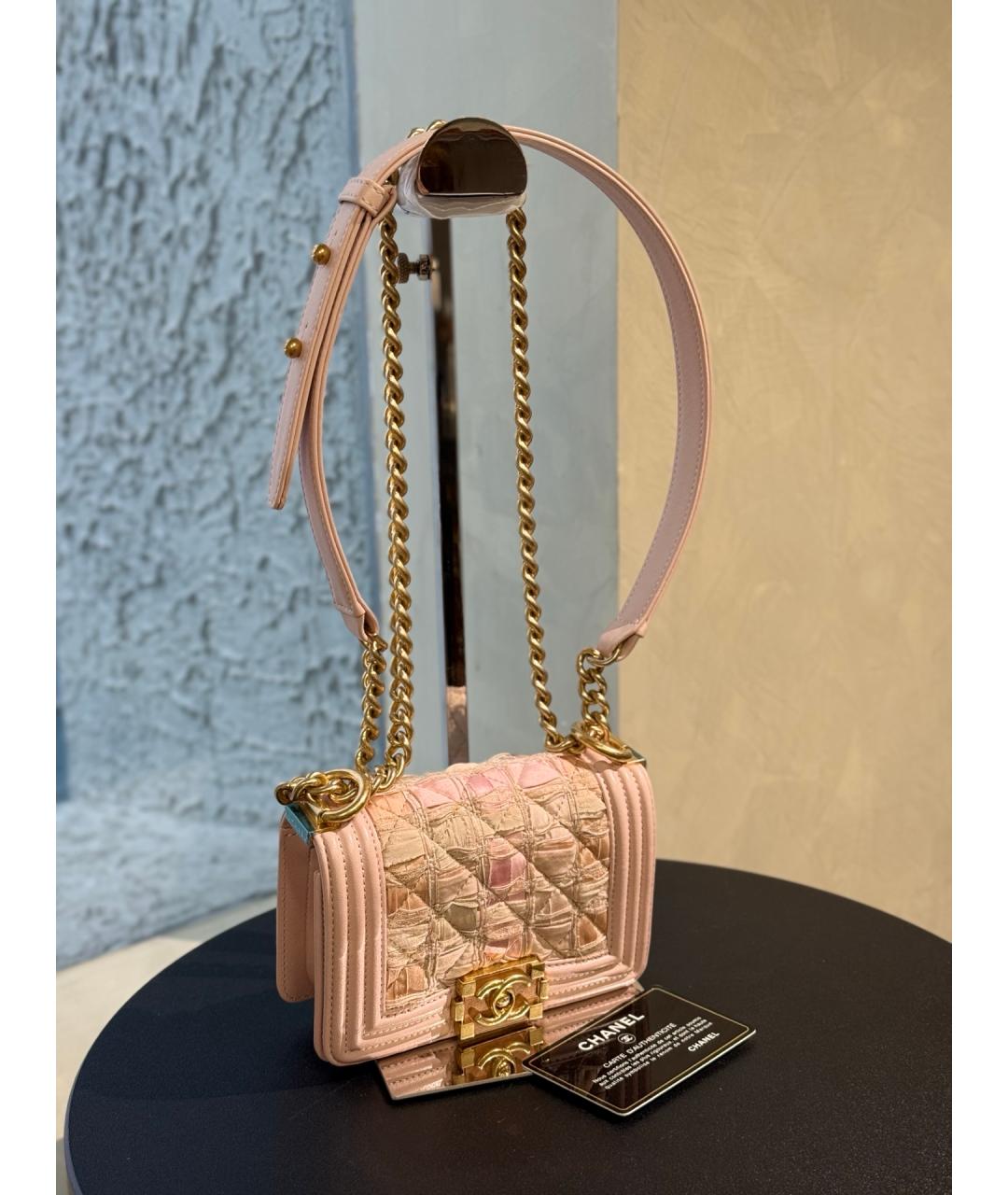 CHANEL Розовая сумка через плечо, фото 2