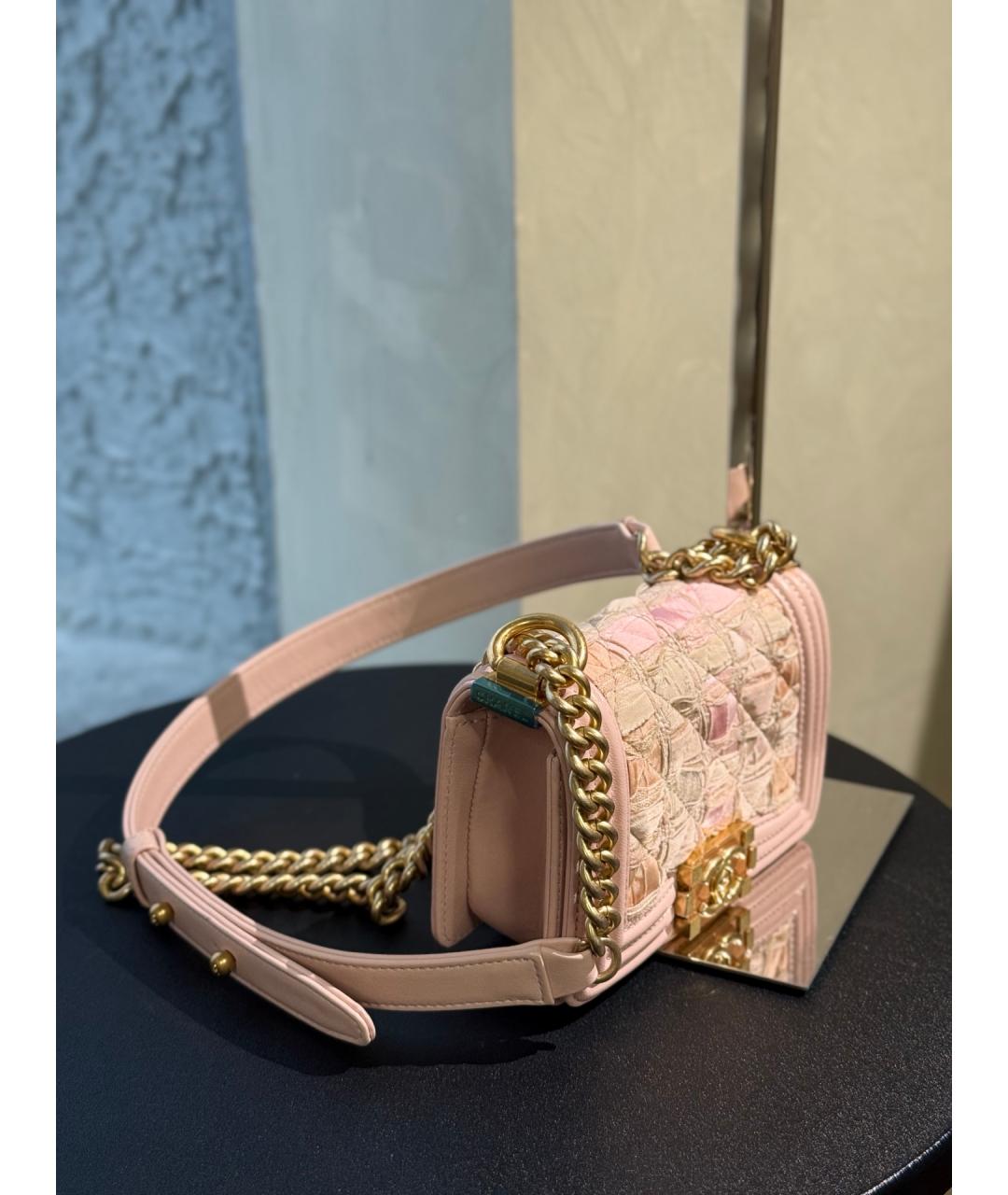 CHANEL Розовая сумка через плечо, фото 4