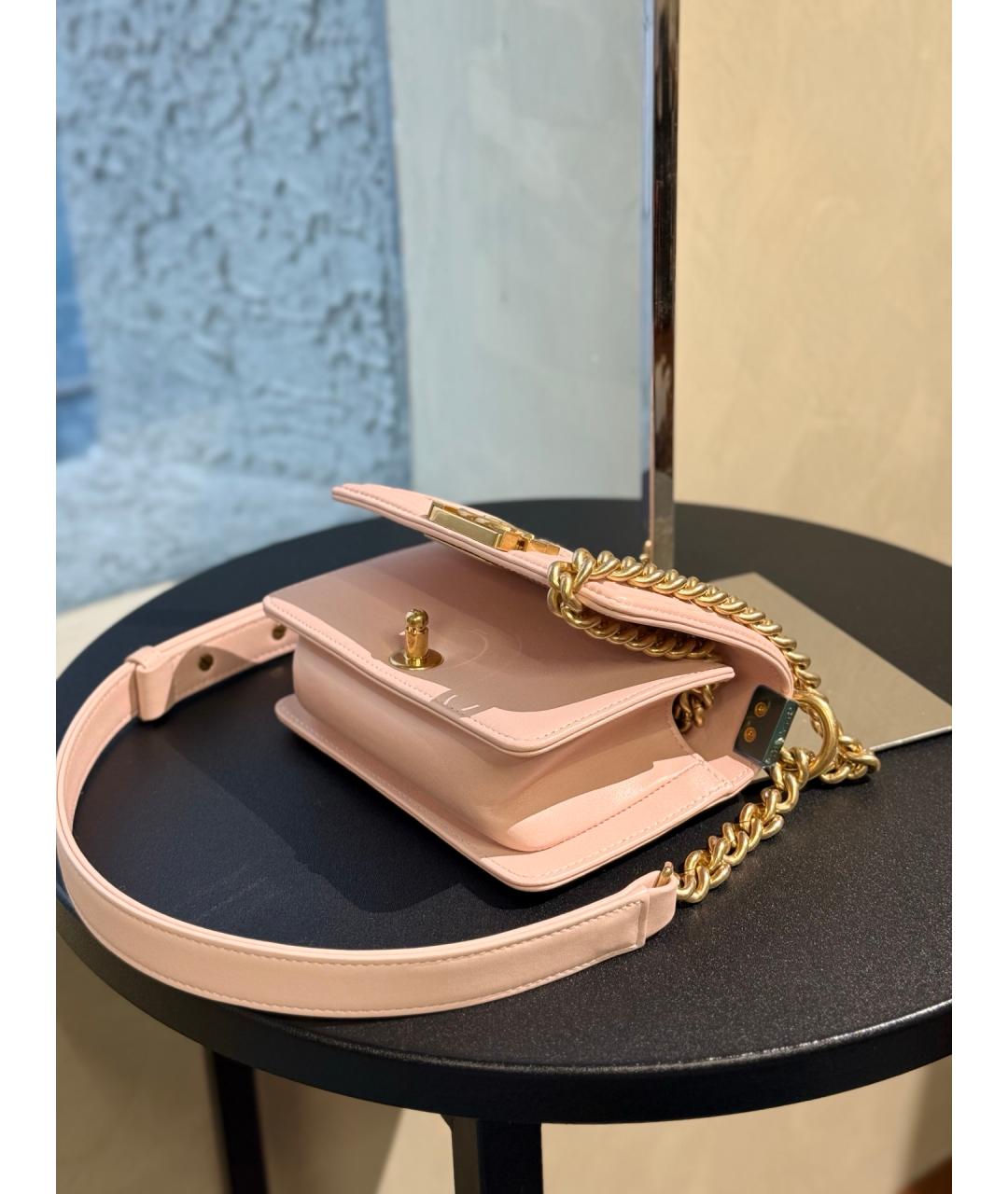 CHANEL Розовая сумка через плечо, фото 8