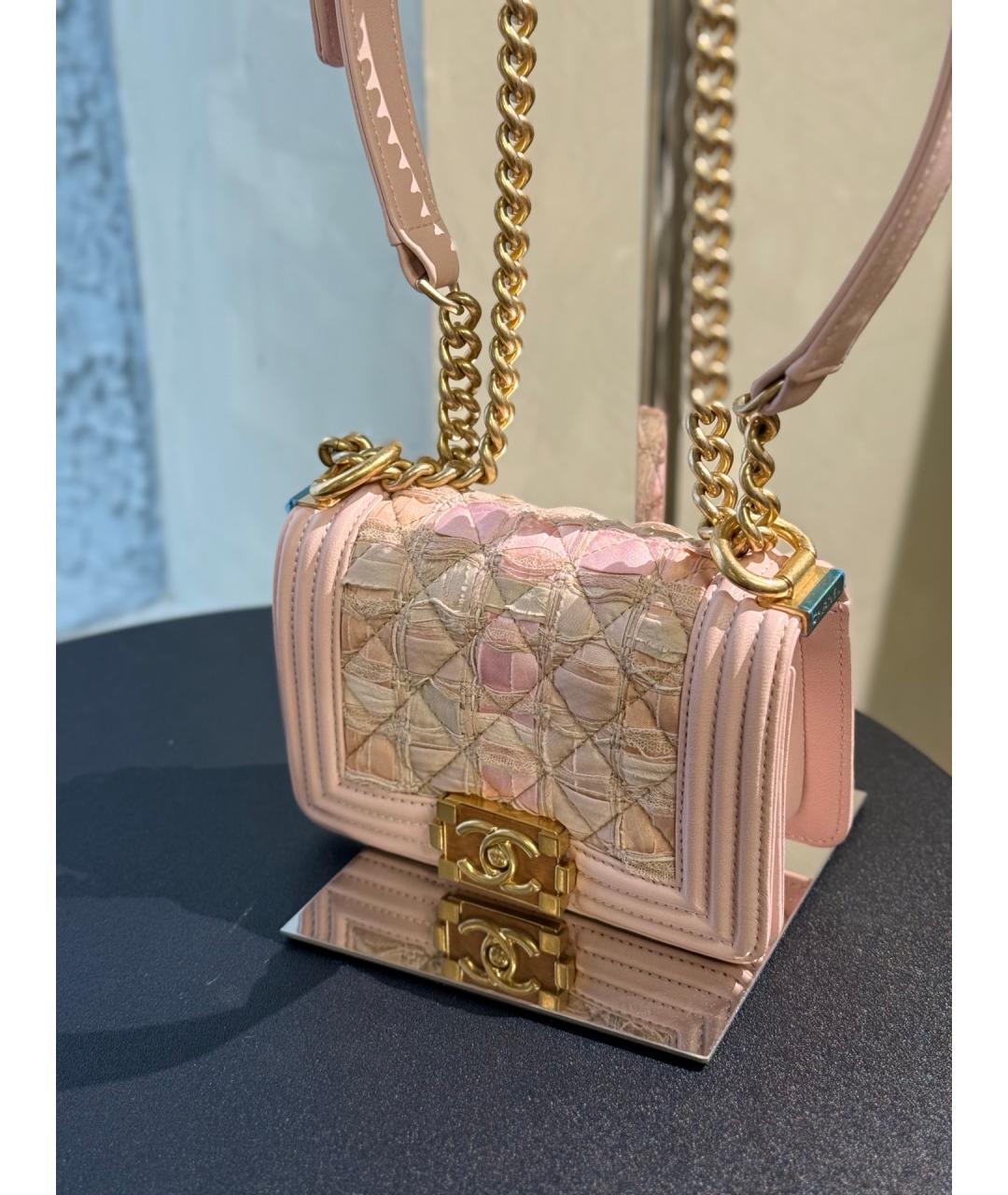 CHANEL Розовая сумка через плечо, фото 3