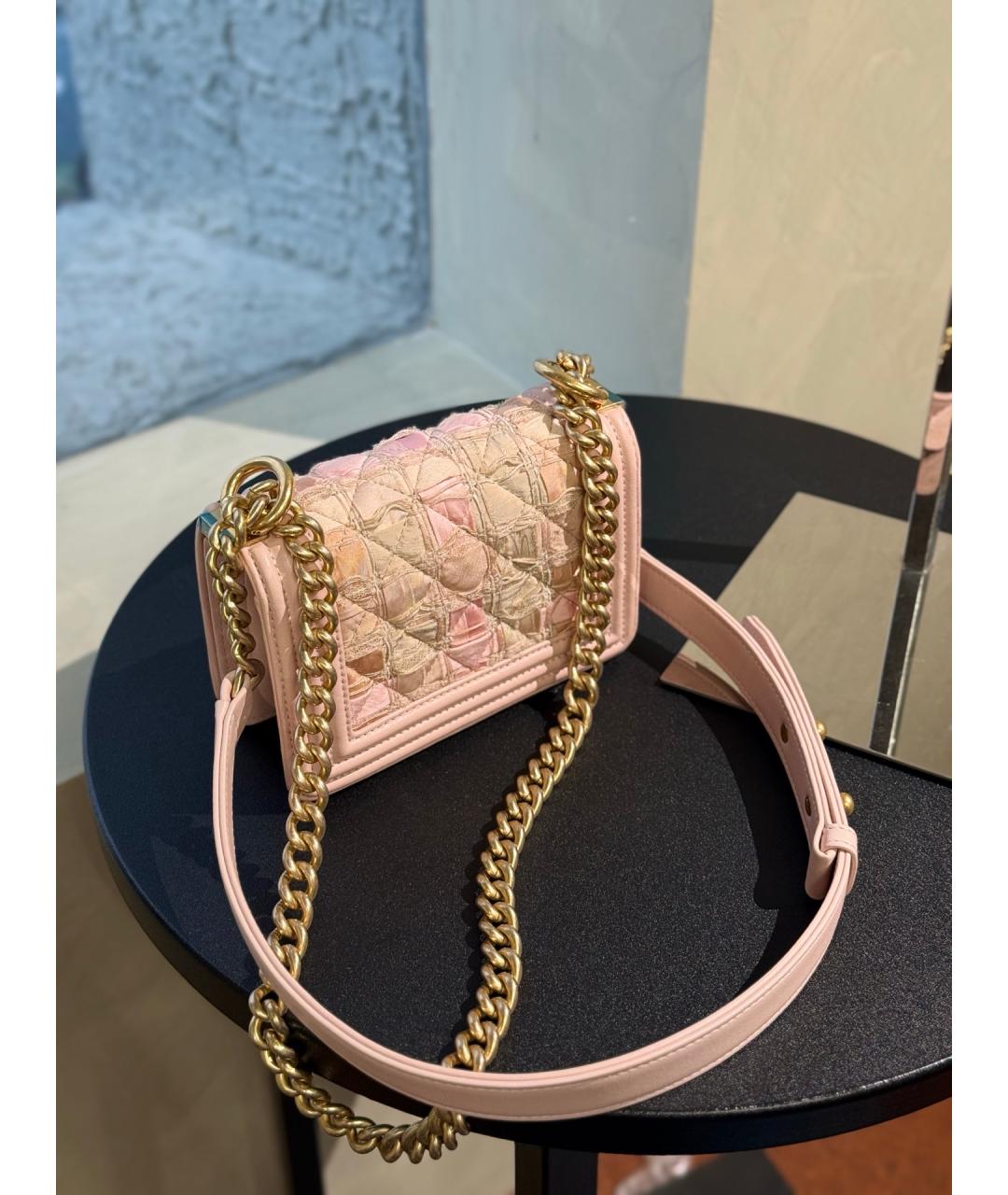 CHANEL Розовая сумка через плечо, фото 5