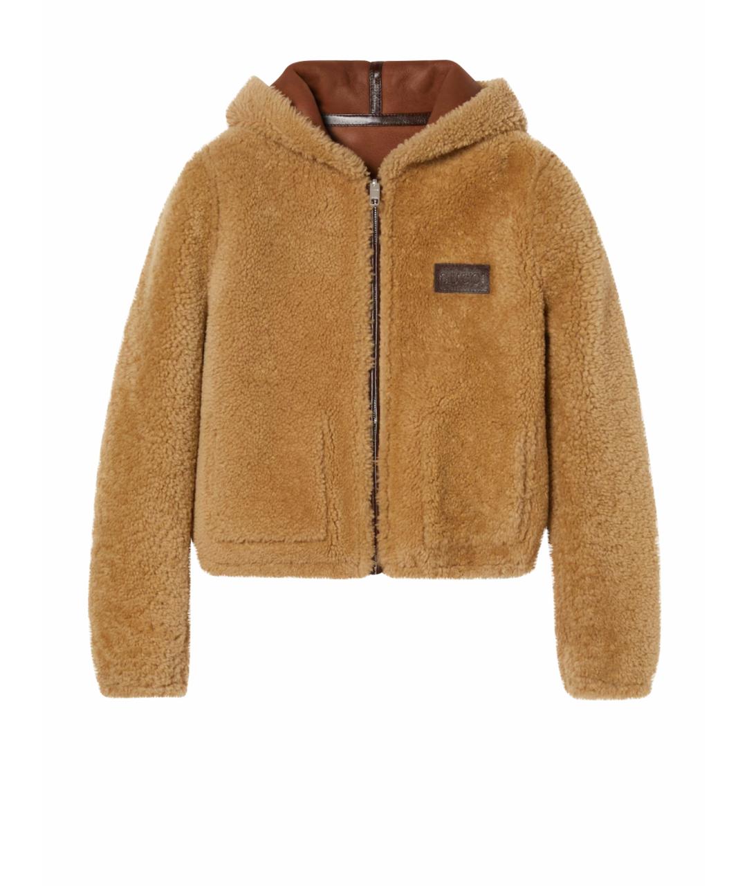 GUCCI Коричневая кожаная куртка, фото 1