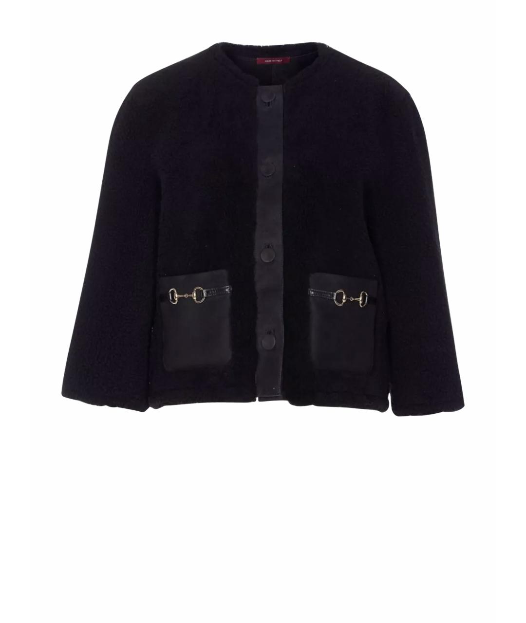 GUCCI Черная кожаная куртка, фото 1