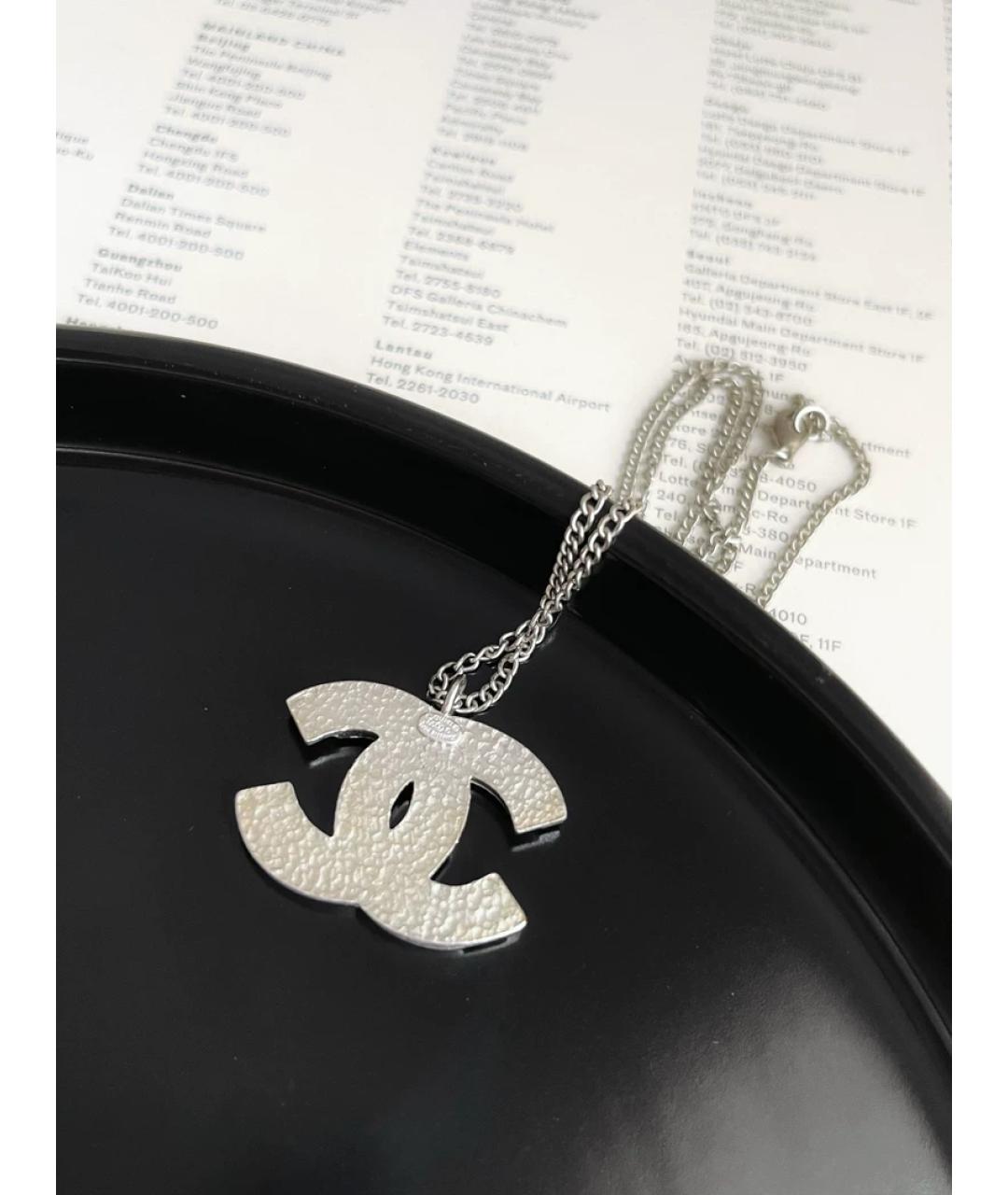 CHANEL Бирюзовый металлический кулон, фото 3