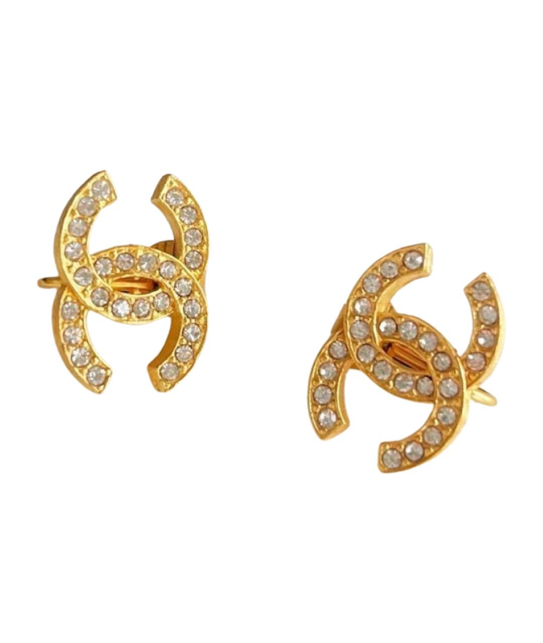 CHANEL Золотые серьги из желтого золота, фото 1