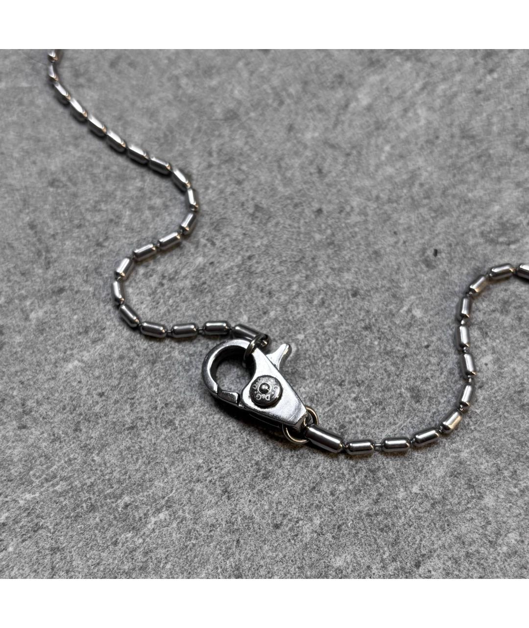 DOLCE&GABBANA Серебряная металлическая цепочка/подвеска, фото 4