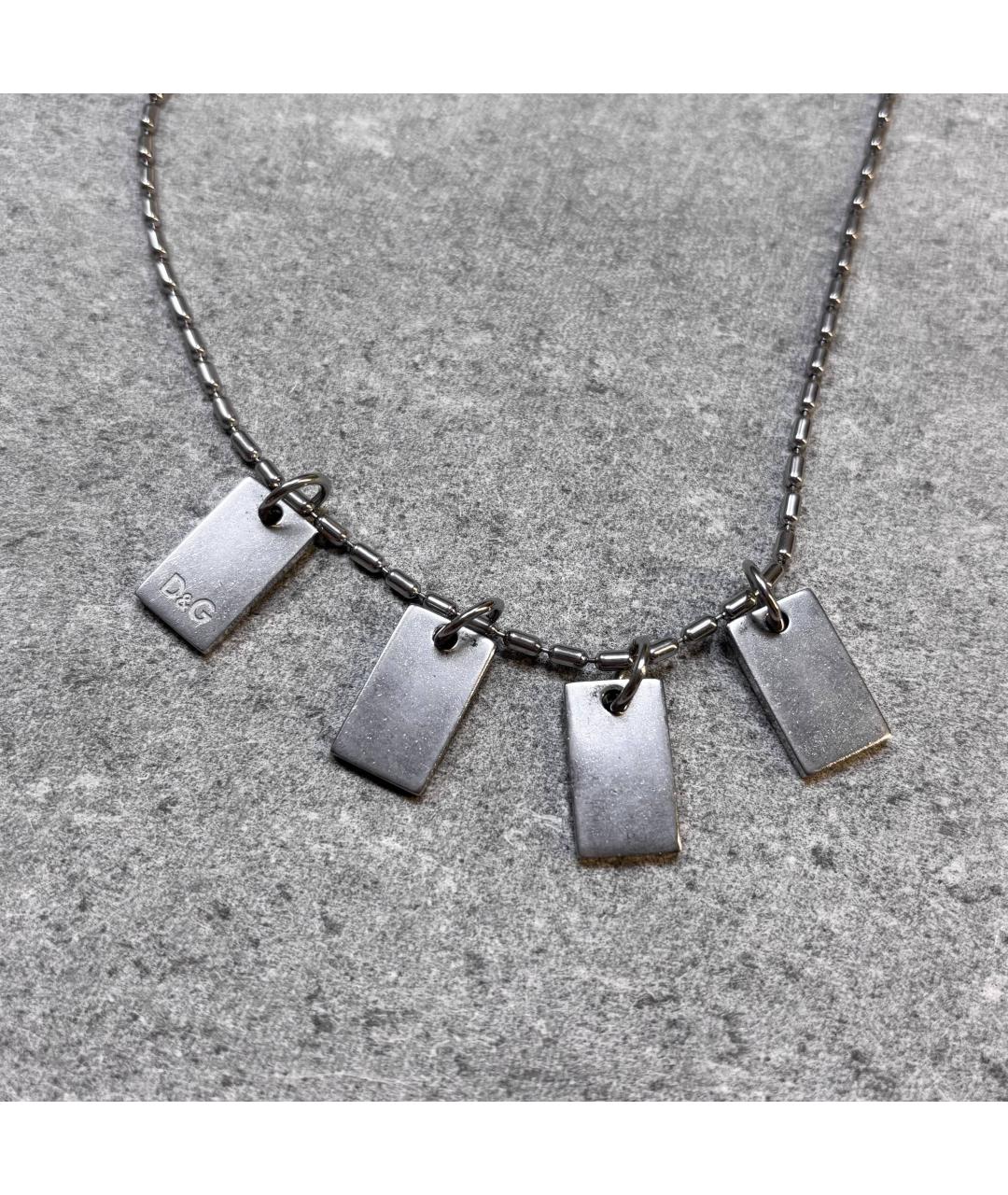 DOLCE&GABBANA Серебряная металлическая цепочка/подвеска, фото 3