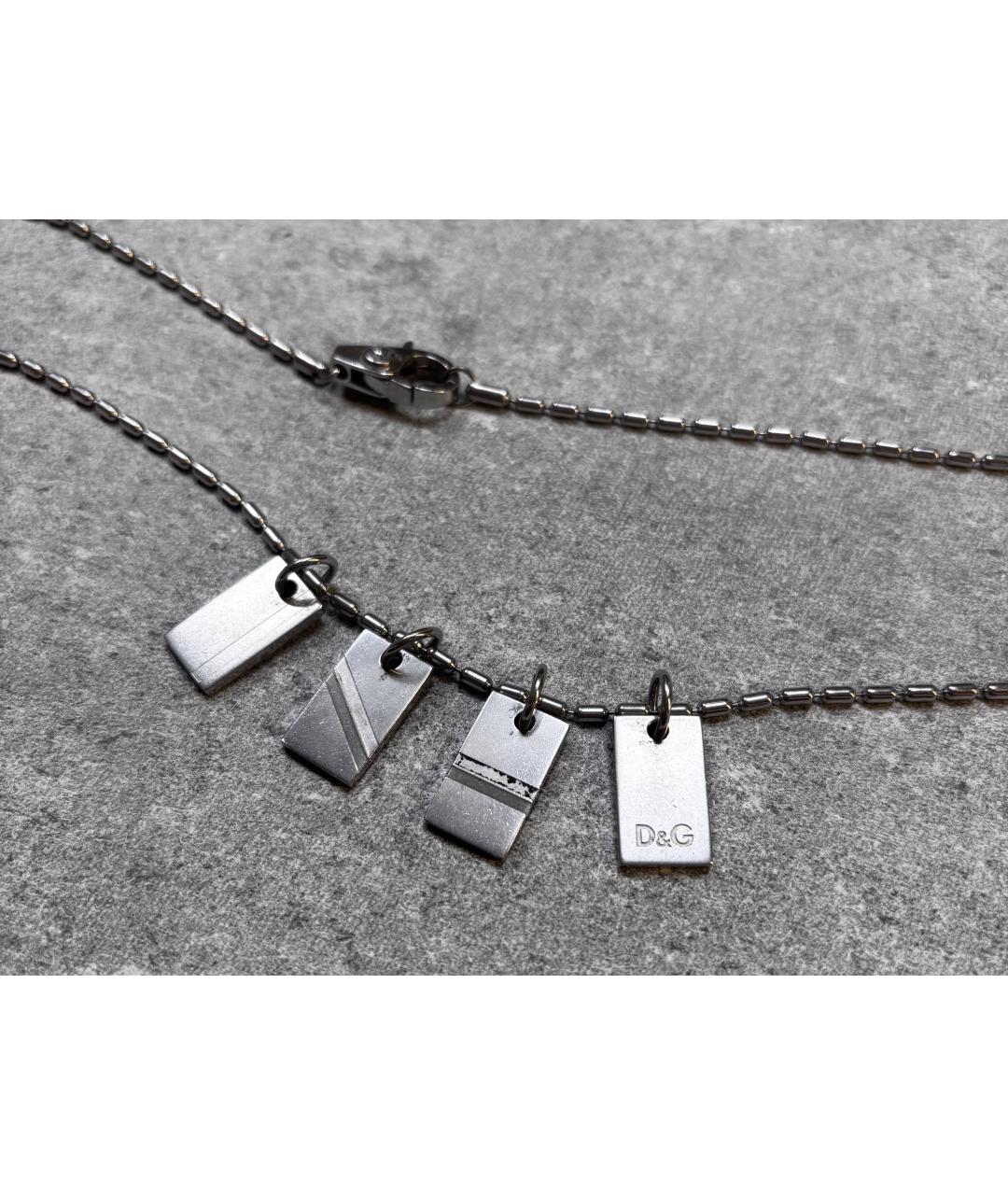 DOLCE&GABBANA Серебряная металлическая цепочка/подвеска, фото 2