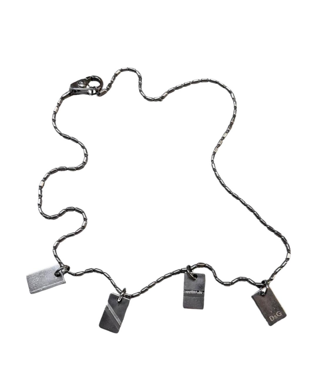 DOLCE&GABBANA Серебряная металлическая цепочка/подвеска, фото 1