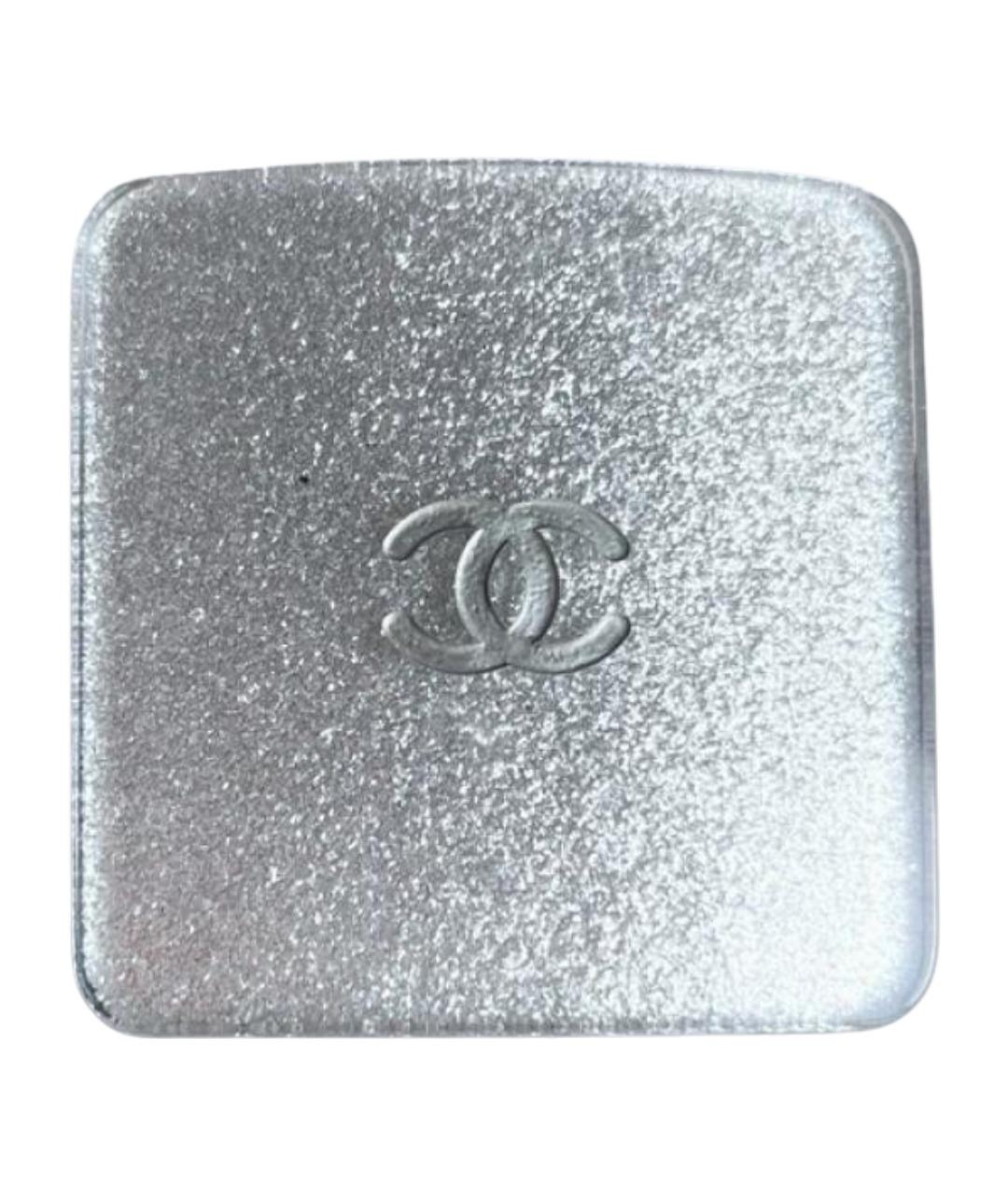 CHANEL Серебряная пластиковая булавка / брошь, фото 1