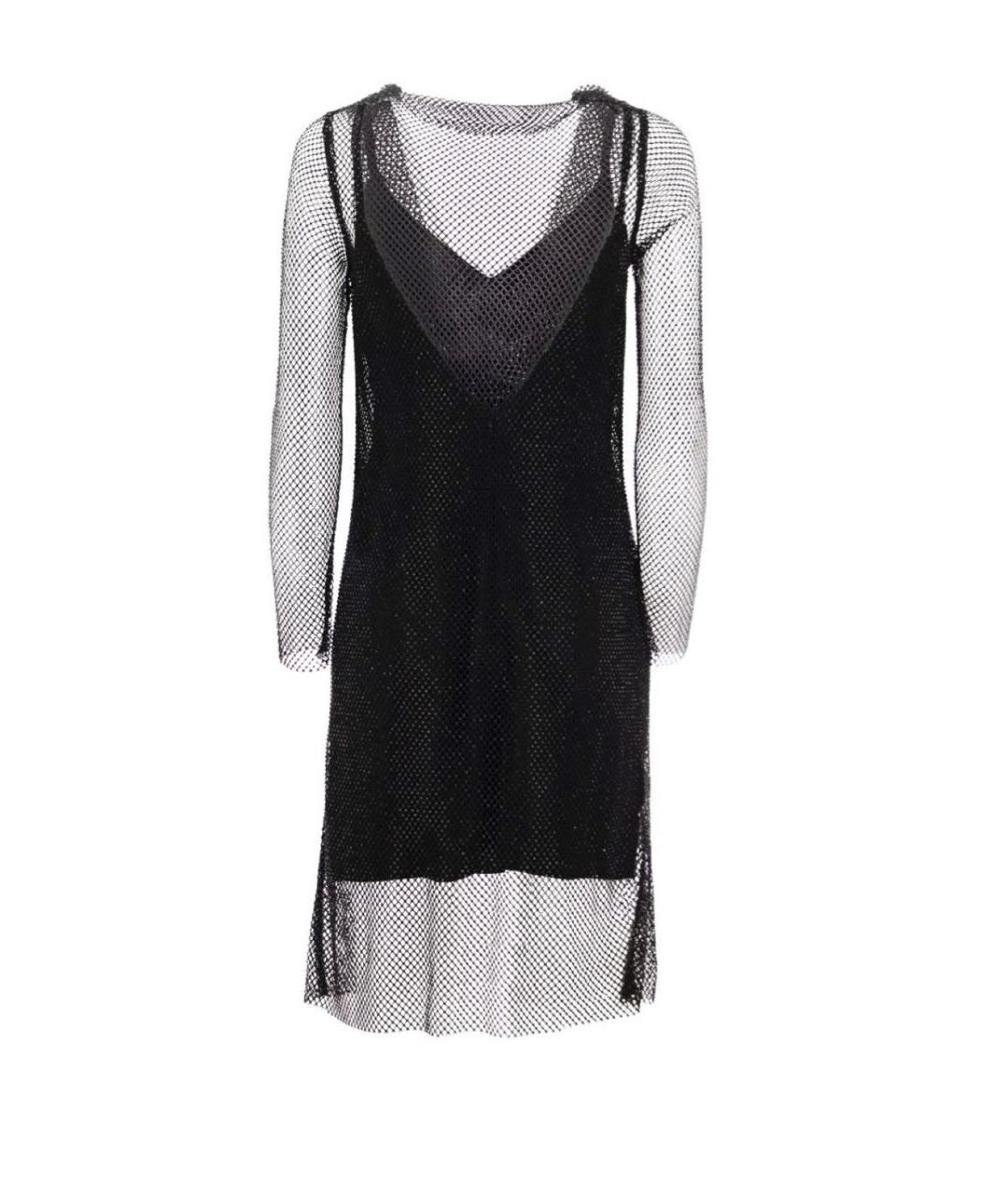 MAX MARA Черное полиэстеровое коктейльное платье, фото 2