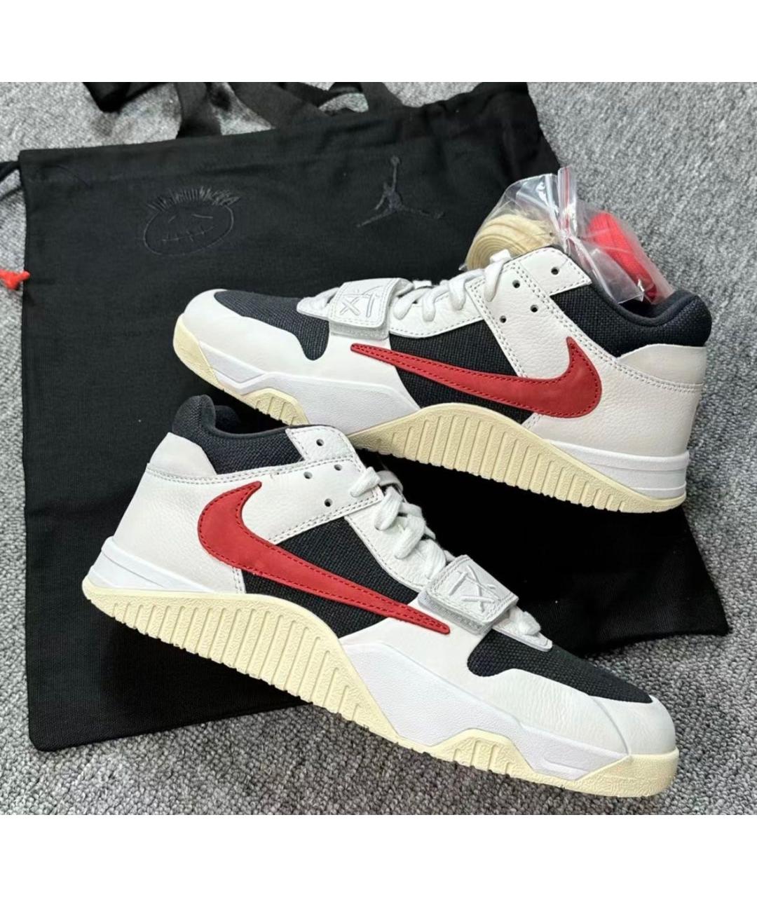 JORDAN Мульти кожаные низкие кроссовки / кеды, фото 2