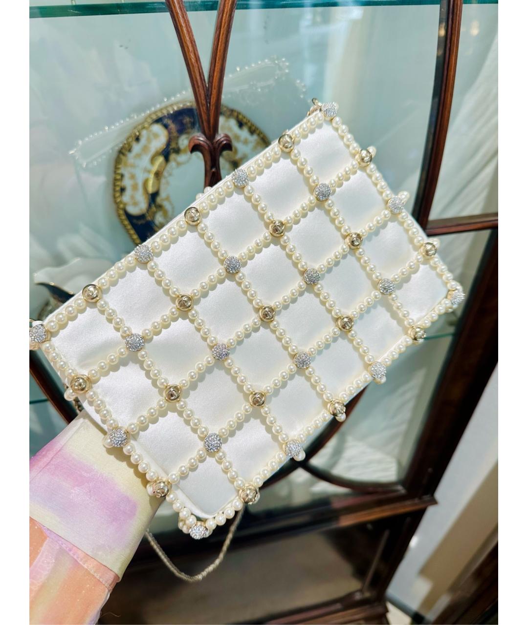 CHANEL Белая сумка через плечо, фото 9