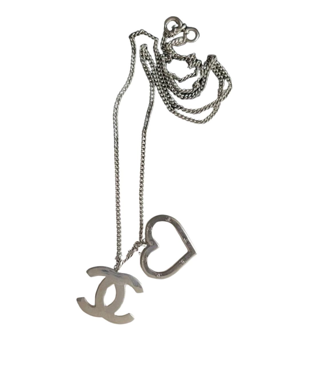 CHANEL Серебряная металлическая подвеска, фото 1