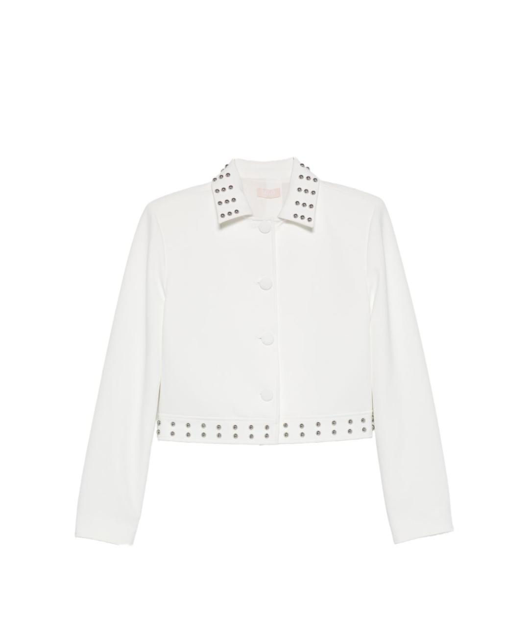 LIU JO Белая полиэстеровая куртка, фото 1