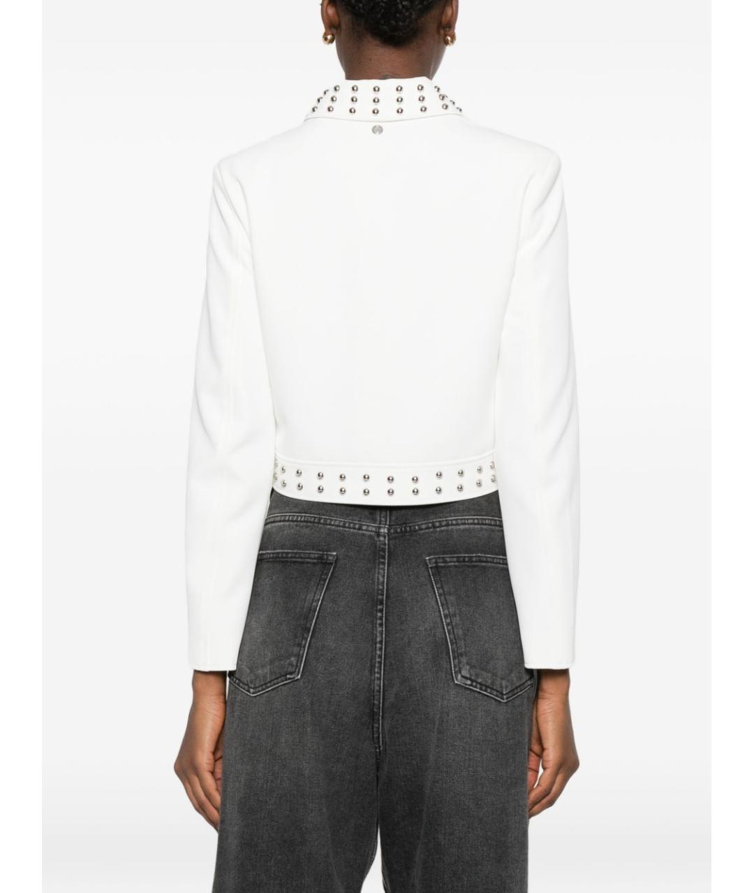 LIU JO Белая полиэстеровая куртка, фото 3