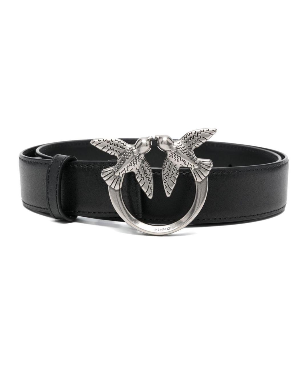 PINKO Черный ремень, фото 1
