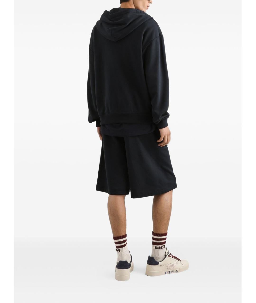 DOLCE&GABBANA Синие хлопковые шорты, фото 2