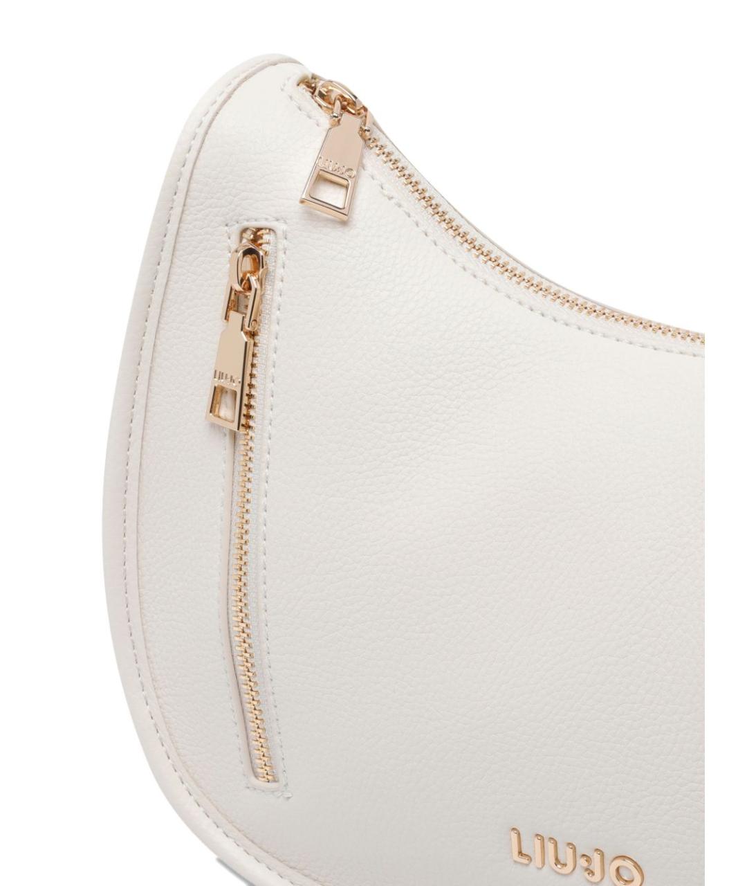 LIU JO Бежевая сумка через плечо из искусственной кожи, фото 4