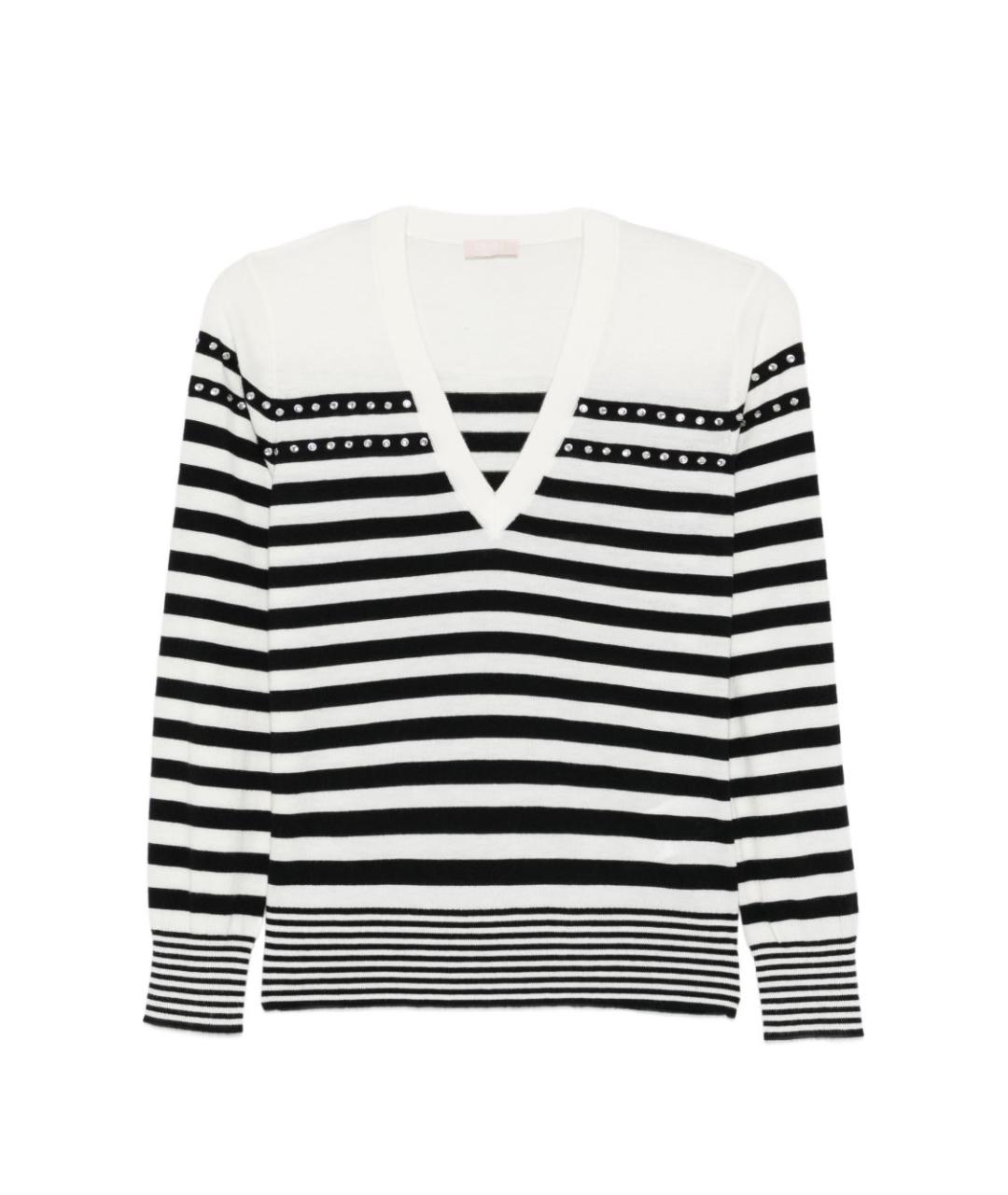 LIU JO Черный шерстяной джемпер / свитер, фото 1