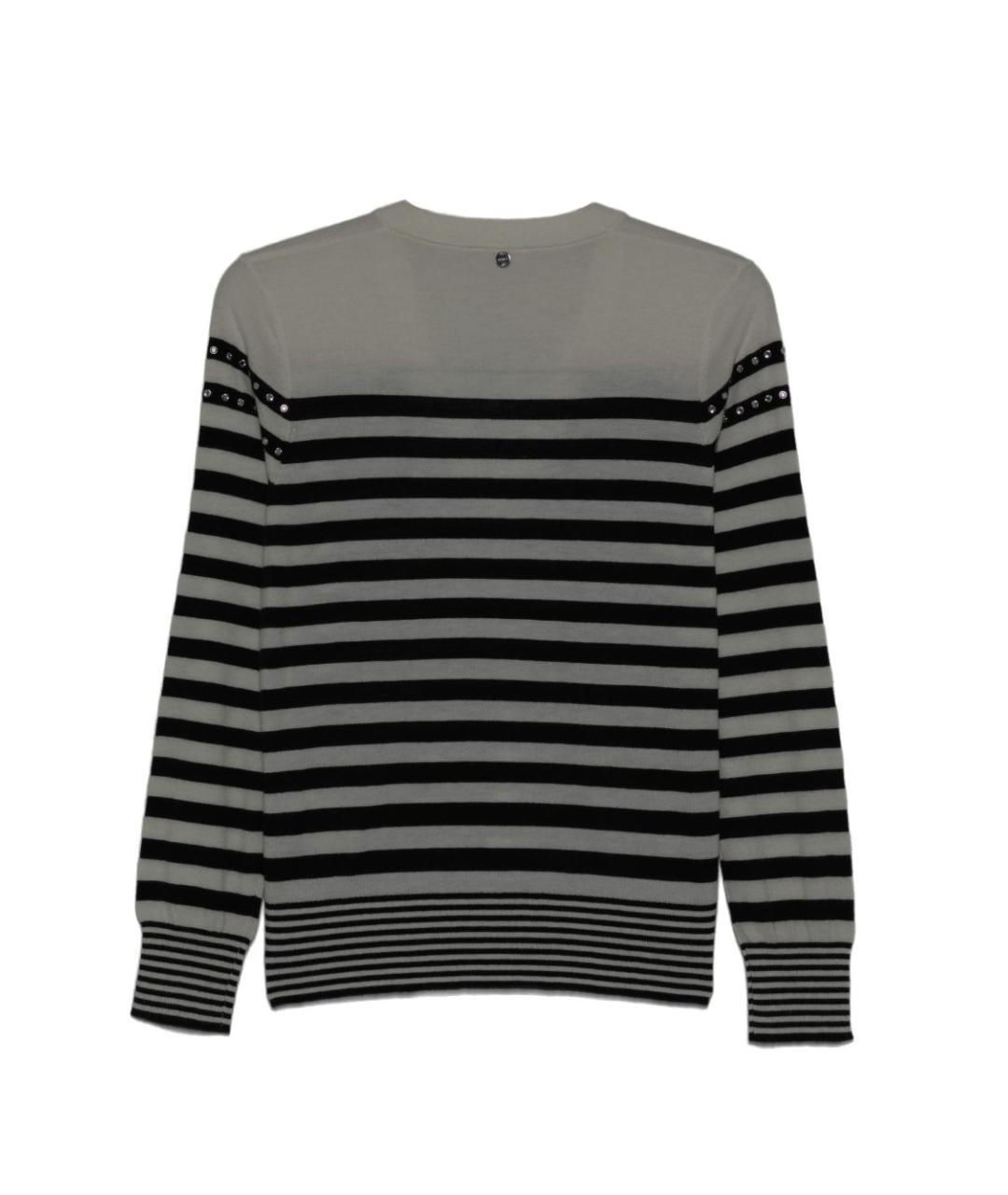 LIU JO Черный шерстяной джемпер / свитер, фото 2