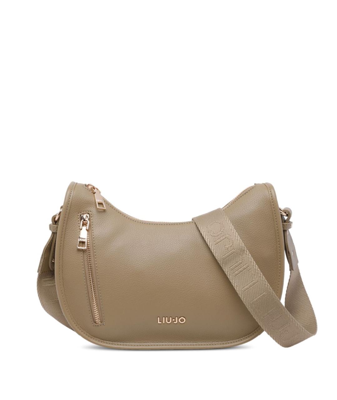 LIU JO Коричневая сумка через плечо из искусственной кожи, фото 1