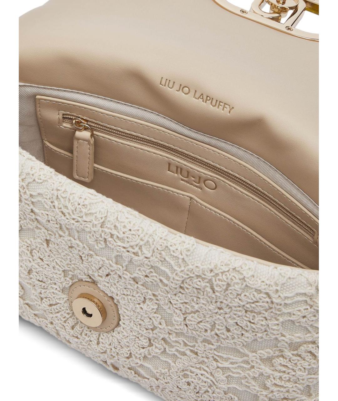 LIU JO Бежевая сумка через плечо, фото 5