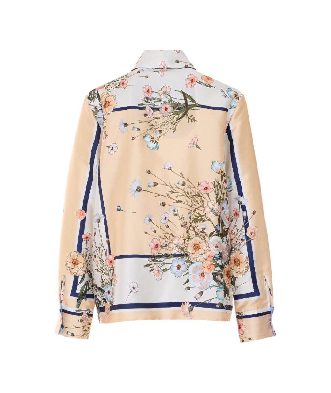 LIU JO Синяя полиэстеровая блузы, фото 2