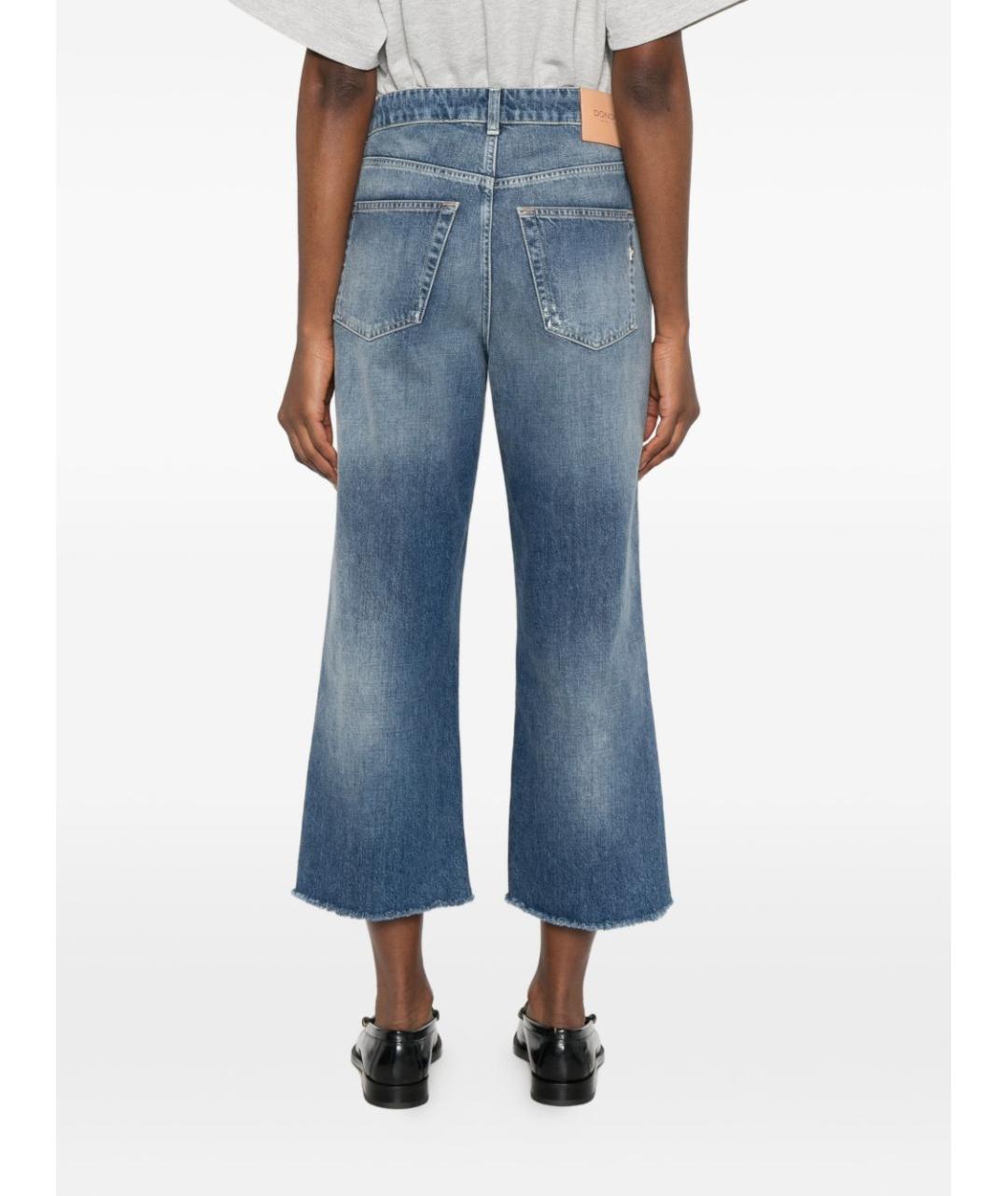 DONDUP Синие хлопковые прямые джинсы, фото 2