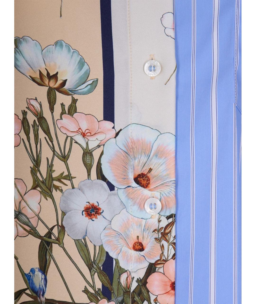 LIU JO Синяя хлопковая рубашка, фото 2