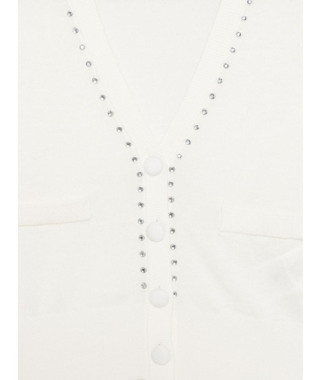 LIU JO Белый шерстяной кардиган, фото 2