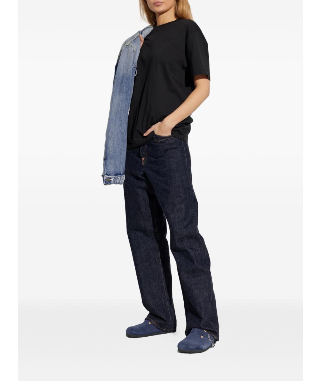 BIRKENSTOCK Синие кожаные сандалии, фото 4