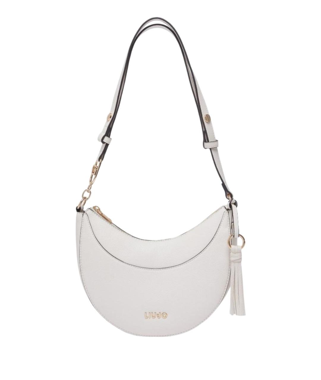 LIU JO Белая сумка через плечо из искусственной кожи, фото 1